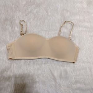 Tan Nude Strapless Bra
